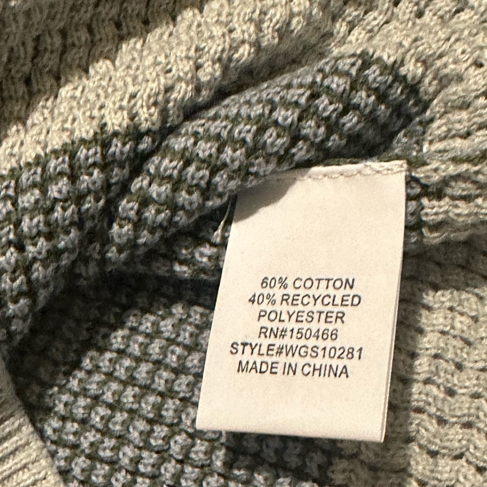 NWT MARKET & SPRUCE
Tawnee Cotton Blend Waffle Stitch Sweater - Picture 11 of 13